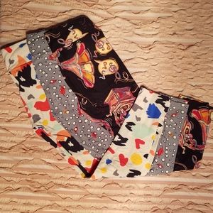 LuLaRoe Set of 3 OS leggings *Artist Set*